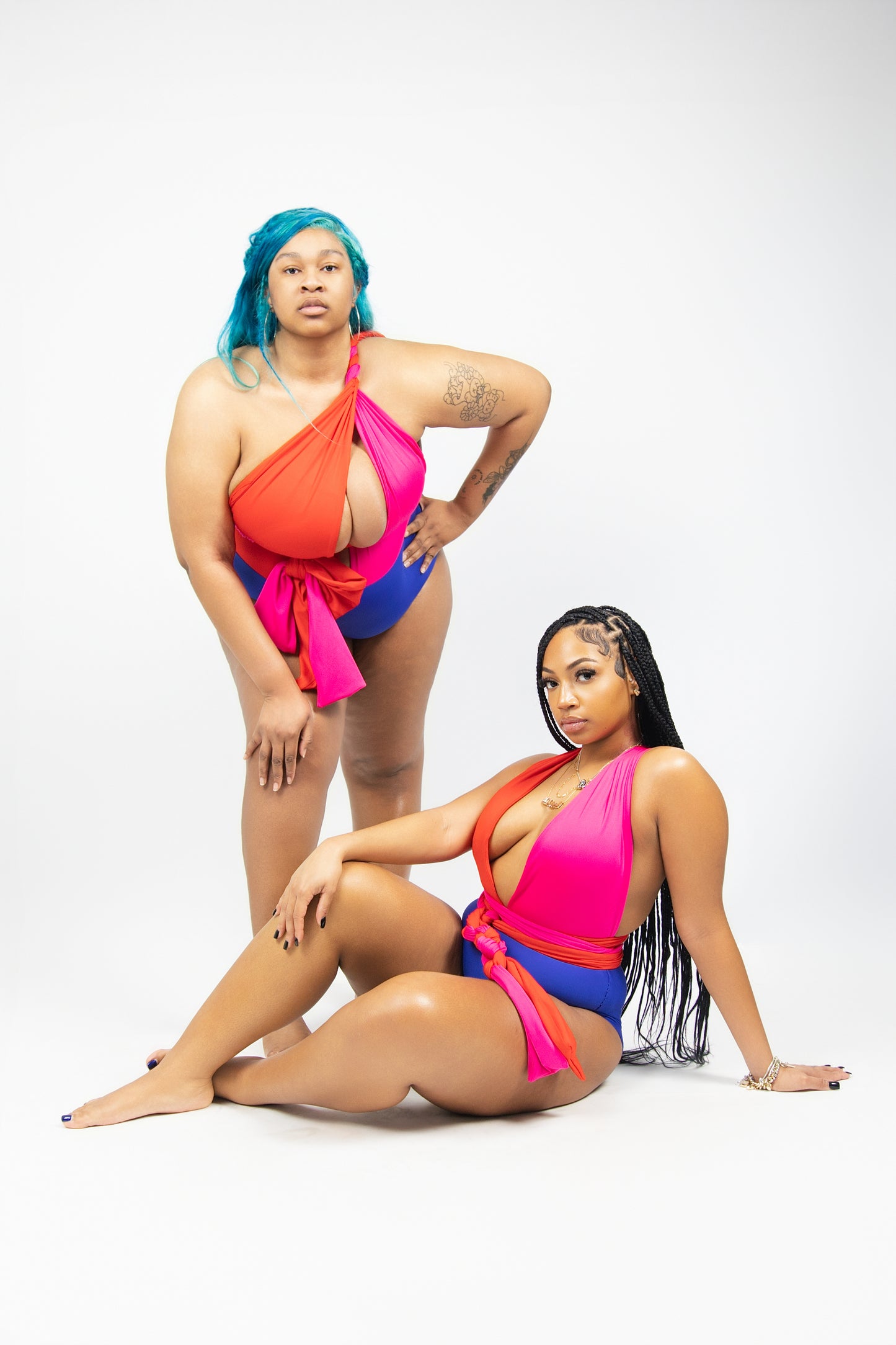 Flattering Swimsuit for Curves