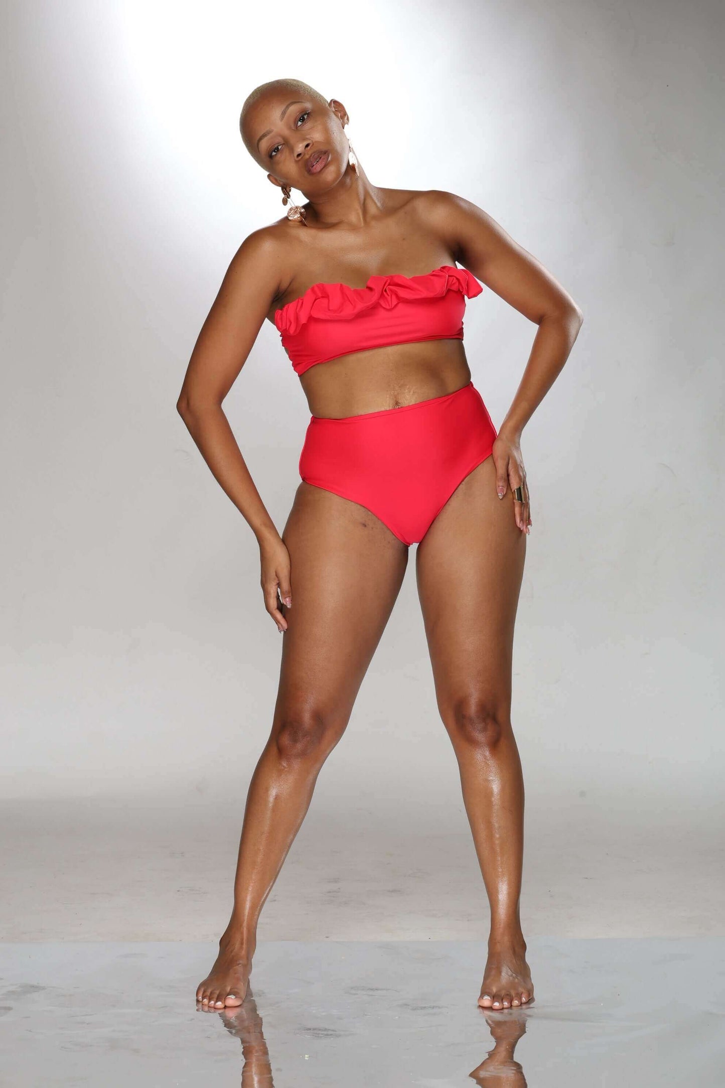 Flattering Abstract Swimsuit
