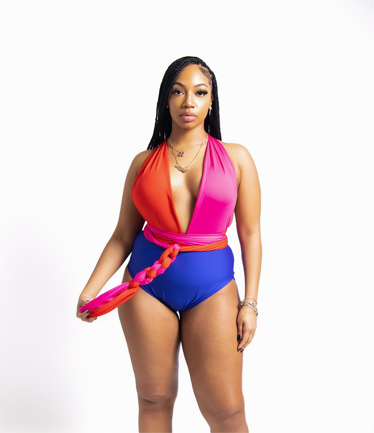Vintage One-Piece Swimsuit - Retro Swimwear for Women