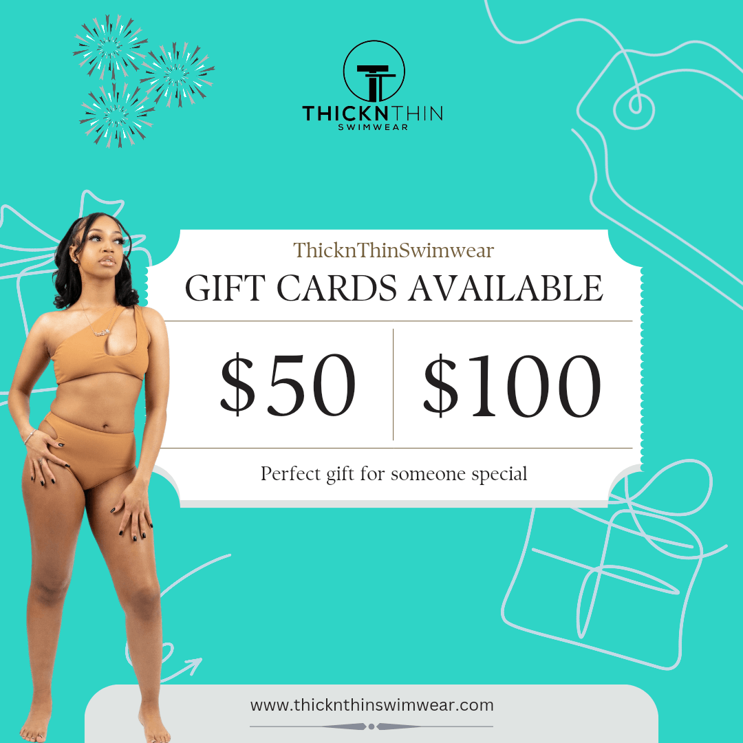 ¡Ya disponible! ¡Una tarjeta de regalo de ThicknThinSwimwear! 🎁